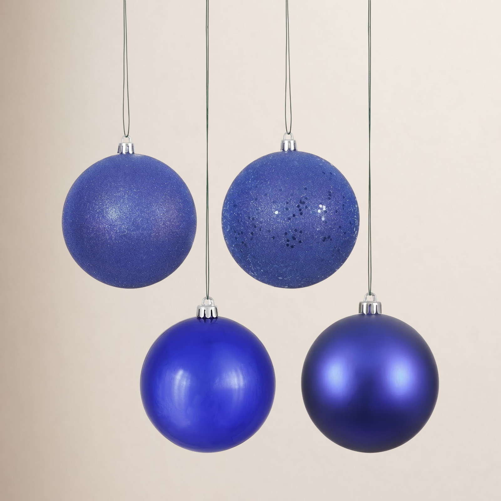 4" Bauble, Cobalt Blue