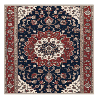 Tapis brun lavable à la machine