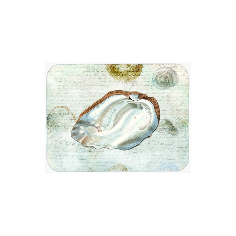 Caroline's Treasures Shells Glass Cutting Board