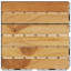 Carreau de terrasse 11,8 "x 11,8" en bois brun