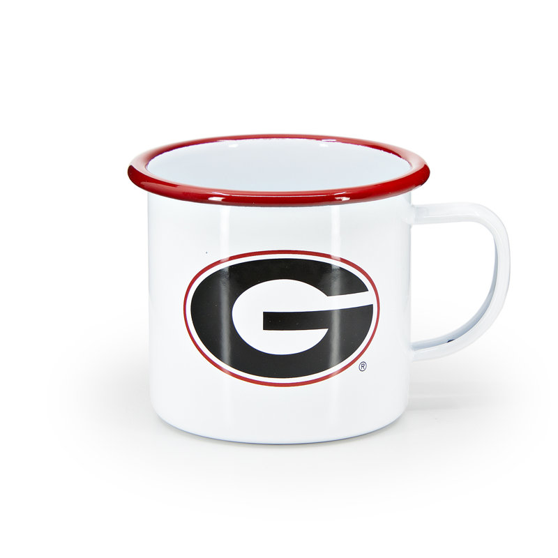 Crow Canyon Enamelware U of Georgia 16oz Mug
