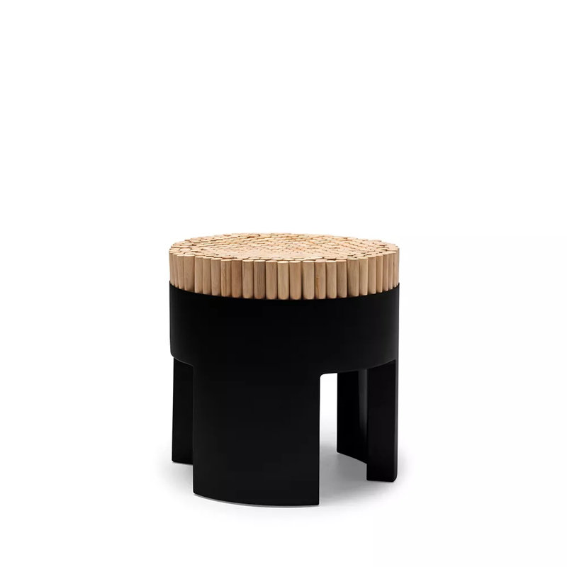 Chiquita Accent Stool, Black