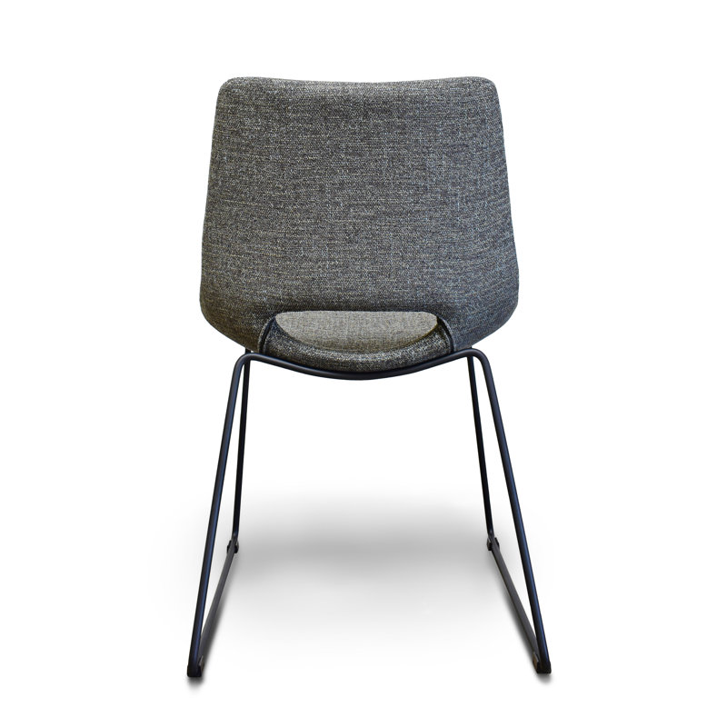 Jordan Upholstered Side Chair in Gray