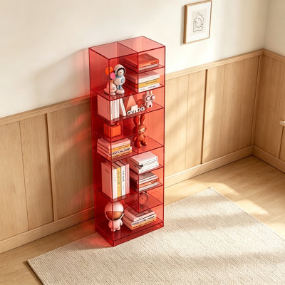 Classification Geometric Acrylic Bookcase