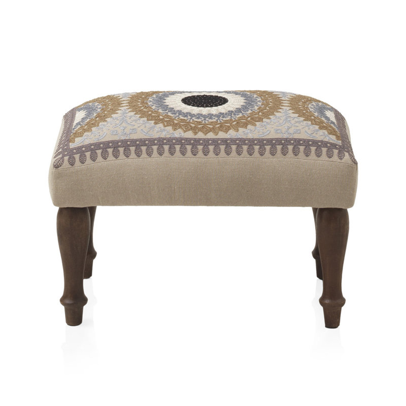 Casina Solid Wood Accent Stool