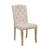 6-Piece Farmhouse Dining Table Set, Rectangular Trestle Table and 4 Upholstered Chairs & Bench for Dining Room-1757978319
