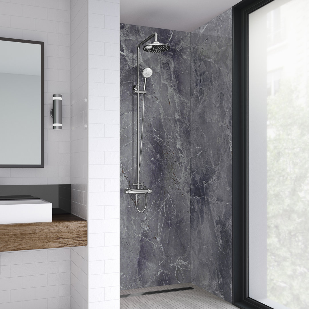 60mm 59mm W x 242mm H Decorative Wall Panel with Glass