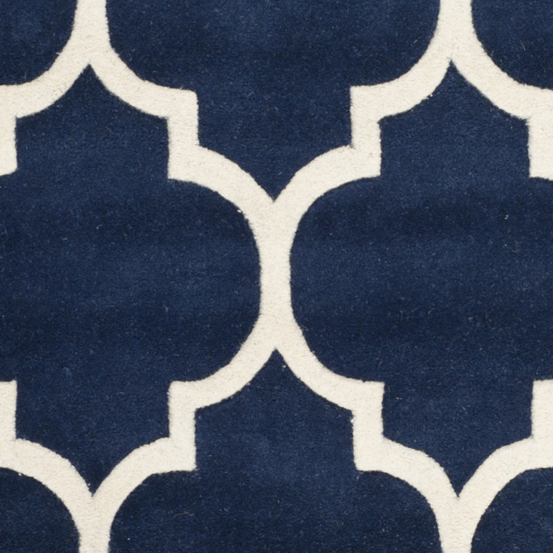 Carolene Hand Tufted Wool Geometric Rug, Runner 2'3" x 13'