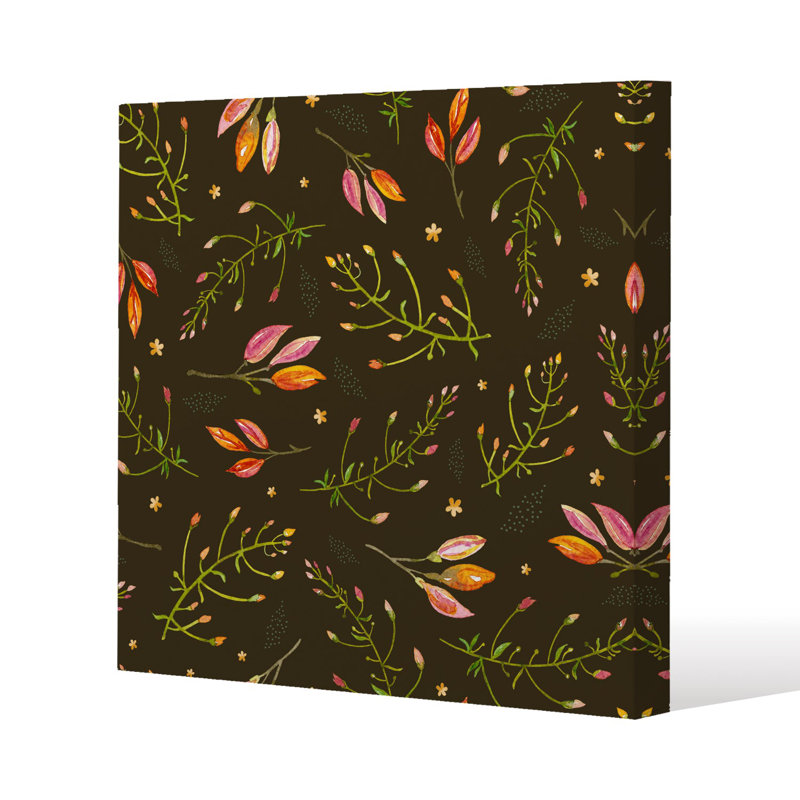 Branches Slim Style Canvas Print , 15mm Slim Real wood., 20 cm H x 20 cm W