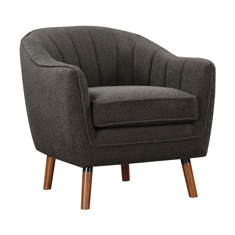 Fauteuil d'appoint Malatesta, Gris chenille