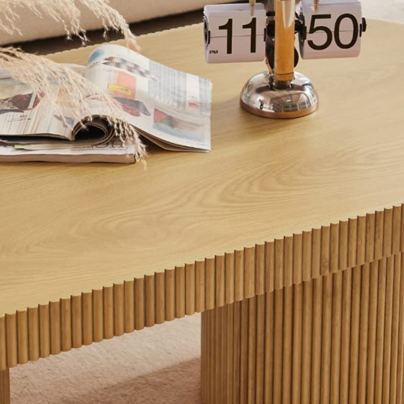 Table basse moderne de style japonais, H 13,8 po x L 51,2 po x l 27,6 po