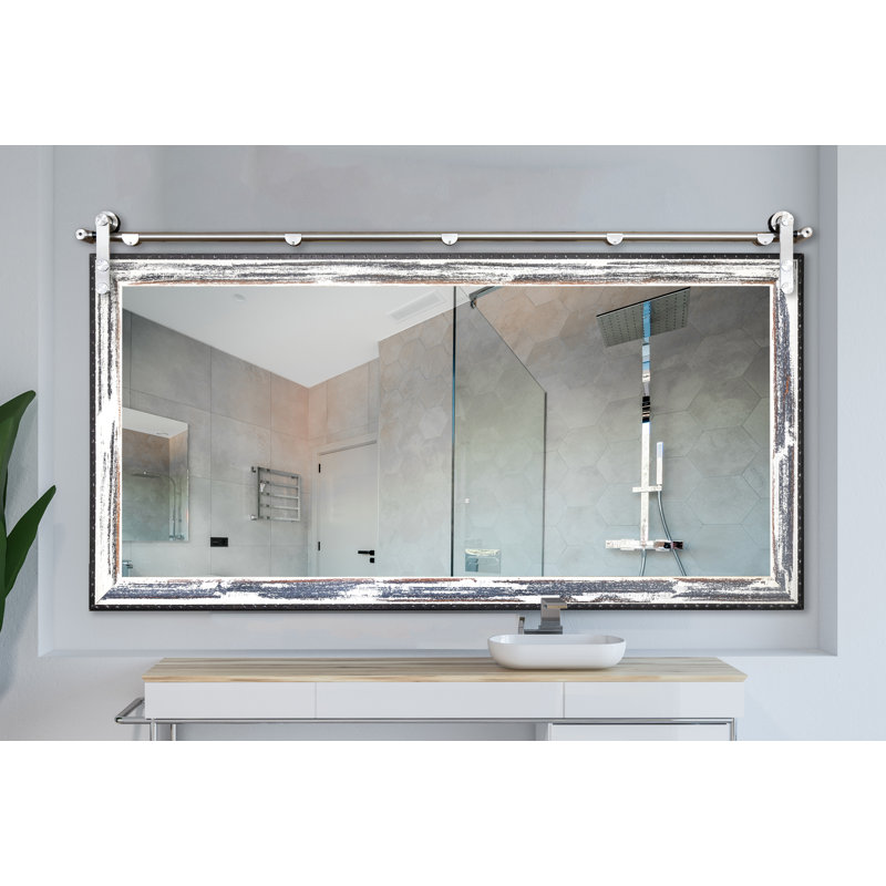 Neace Wood Flat Mirror, 30.5" x 51.5"