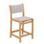 Pearl Teak Outdoor Counter Height Chair-818419262