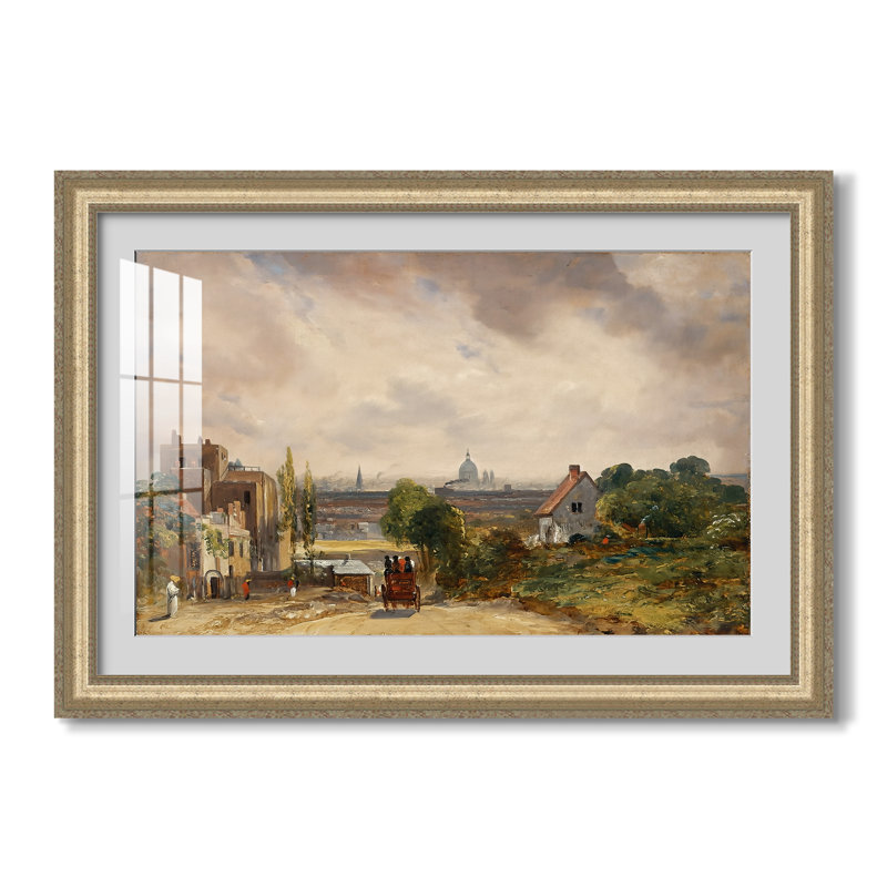 Le chalet de Sir Richard Steele, Hampstead, vers 1832 - John Constable - Estampe encadrée sur mesure