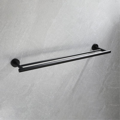 5 Piece Bathroom Towel Rack Set Wall Mount