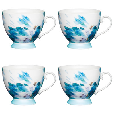Painted Bone China Mug Sets