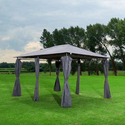 Abdul-Wahhab 3m X 4m Steel Patio Gazebo