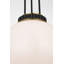 Cavill 16" Pendant with White Glass-1035072018