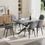 Ensemble de salle à manger à piédestal extensible avec chaises-1011567434-1011567435-1011567429