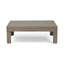 ensemble modulaire d'extérieur en bois avec coussins, blanc