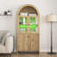 Armoire dôme en bois aggloméré inspiré de la technologie en bois naturel - une combinaison intelligente de rangement pour collations et d'éclairage DEL.-536854395