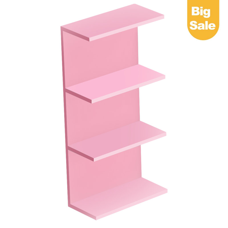 Tablettes d'exposition, Rose