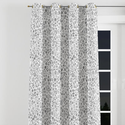 Abstract Velvet Curtains - Modern Babak Grommet Curtain - 1 Panel