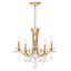 Vesca 5 Light 23in x 20in Chandelier in Ferro Black with Clear Heritage Handcut Crystals-273674624-273674632
