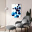 «Blue Drops 4» par Annie Warren, art mural en verre acrylique-814169948