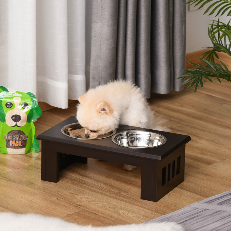 Hendon Elevated Feeder, Black, Large (25.4cm)