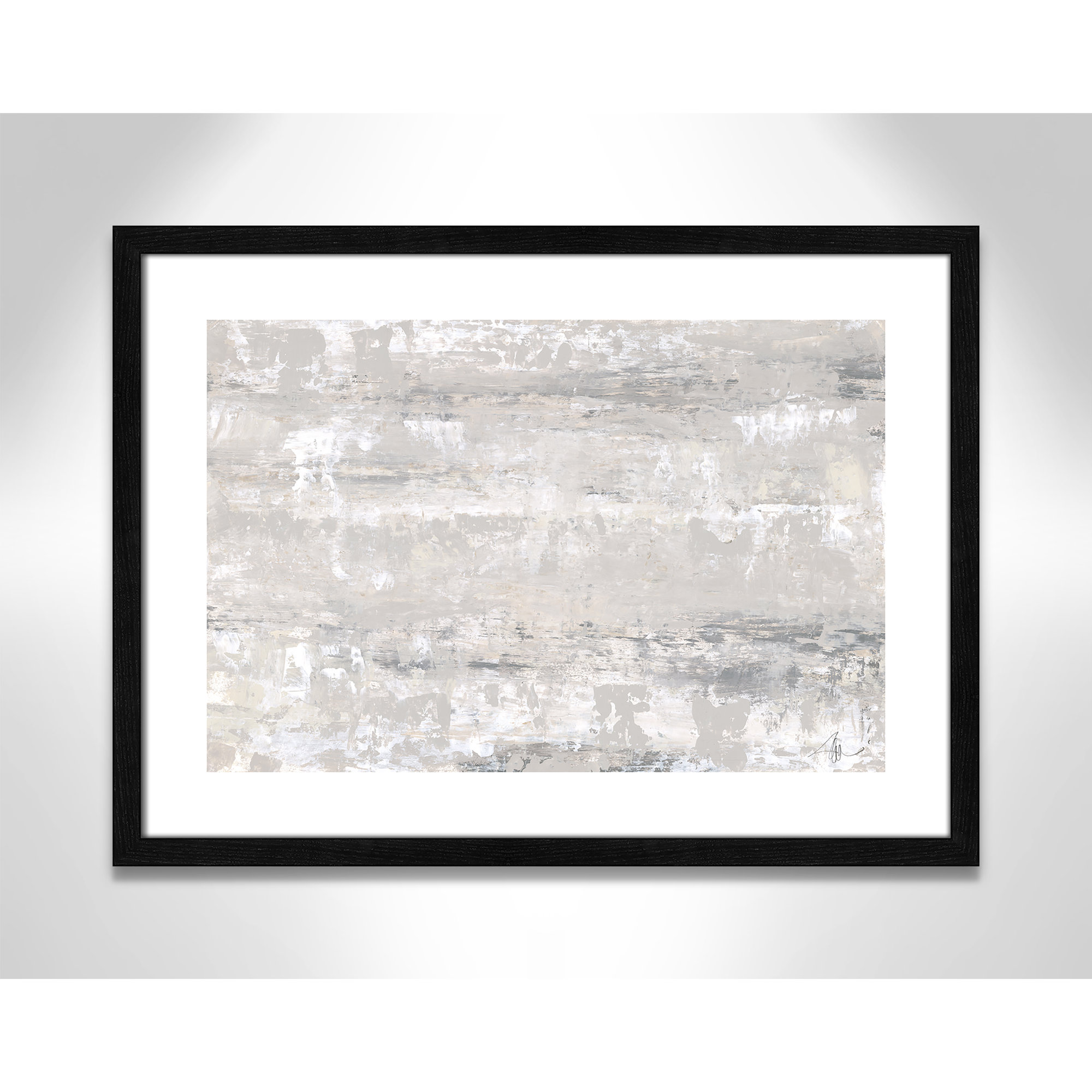Desert Winds by Filippo Ioco - Print, Black Wood Framed Paper, 17" H x 23" W x 0.75" D