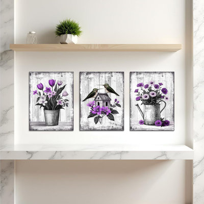 3 Piece Wrapped Canvas Print
