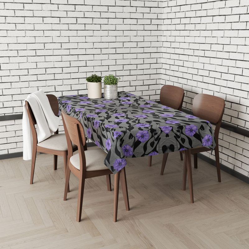 Premium Tablecloth (55 x 71 inches), 65% Cotton / 35% Polyester, Easy Clean | Machine Washable, Tumble Dryer Safe, Ironable | Perfect for Dining Room, Parties & Special Occasions, Stylish & Durable Design