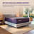 Purple 5"Low Profile Modern  Metal Flat Mattress Foundation Platform Bed Base with Steel Frame, 14 Slats & Zip-On Cover, Heavy-Duty Support-126450692-126450695