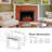 Amit Black Electric Fireplace Insert-1735541820