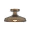 Plafonnier encastré extérieur bronze bruni Forge