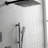 Shower System With Shower Head, Hand Shower, Slide Bar, Bodysprays, Shower Arm, Hose, Valve Trim, And Lever Handles-118534776