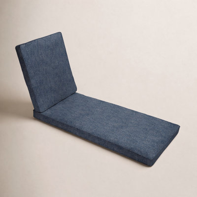 Sunbrella Boucle Indoor/Outdoor 3'' Chaise Lounge Cushion