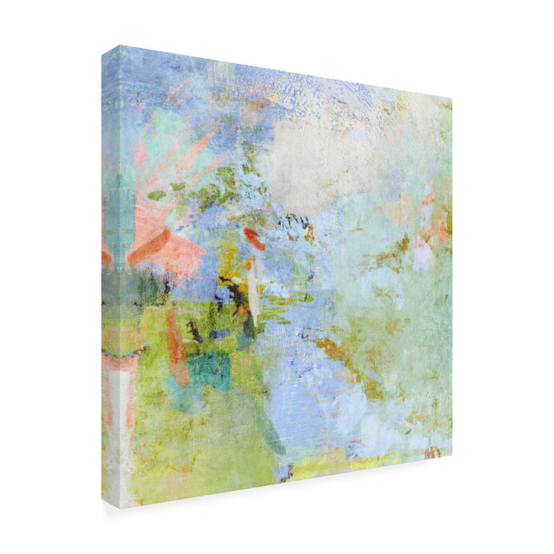 Art sur toile, folie bolivienne, Suzanne Nicoll, H 14 po x l 14 po