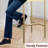 Chair of 2,Upholstered Counter Height Bar Stools with Backrest and Footrest, Kitchen Barstools for Island, Counter Bar