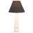 Enza 21.5" White Marble Table Lamp