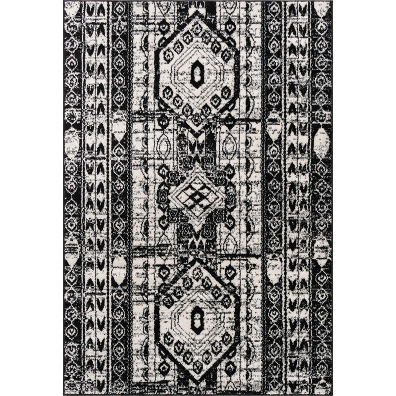 Ibaad Geometric Indoor Rug, Rectangle 4'1" x 6'1"