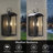 Alletta 2 - Light 19.69'' H Iron Black Tempered Glass Etl Outdoor Wall Lantern With Dusk To Dawn-1844650694