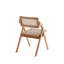 Chaise de salle à manger pliante en bois de frêne massif Lambinet-72064316