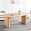 Table de salle à manger pour 4 à 6 personnes, bureau extensible et table basse, chêne, piédestal Design Concept, table basse de loisir, prix après-vente bas