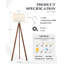 Lampe trépied Nordic Wood-1590473744