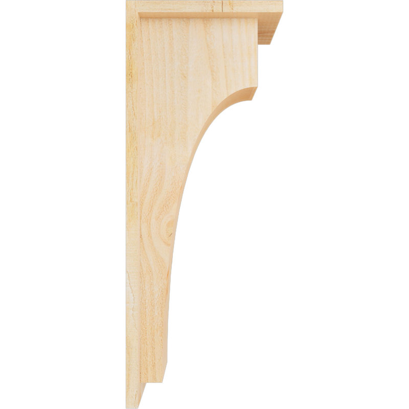 Corbeau Huntington avec plaque arrière, H 26 po x l 6 po x P 10 po, Sapin de Douglas, Sciage brut