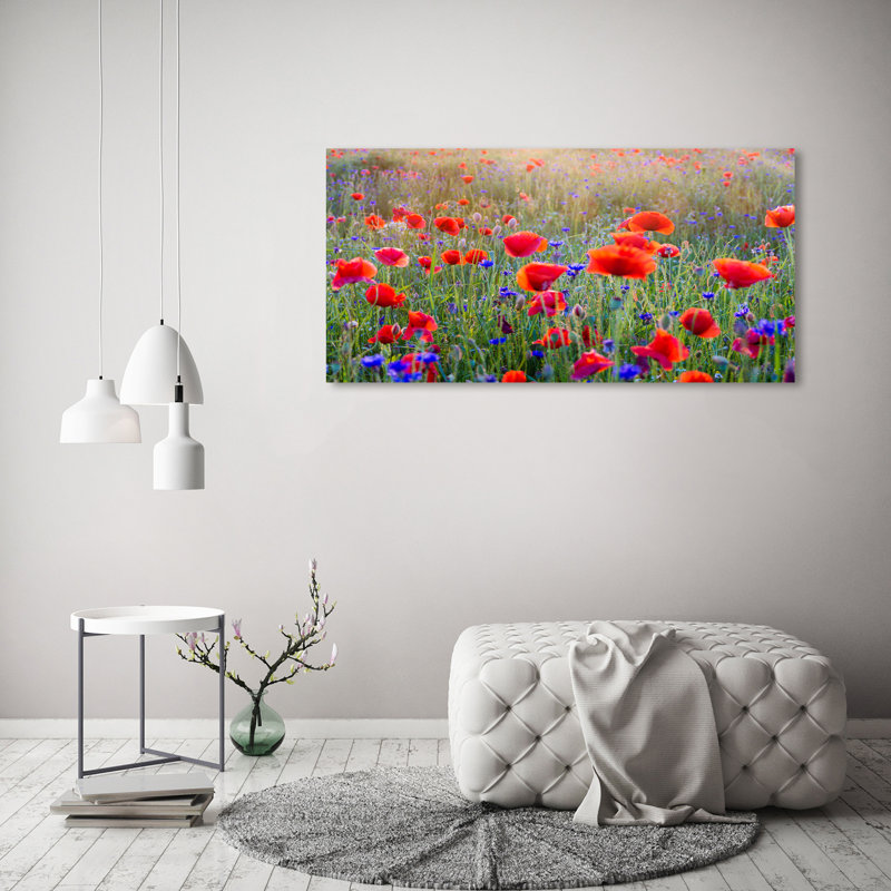 Field Flowers - Wrapped Canvas Print
