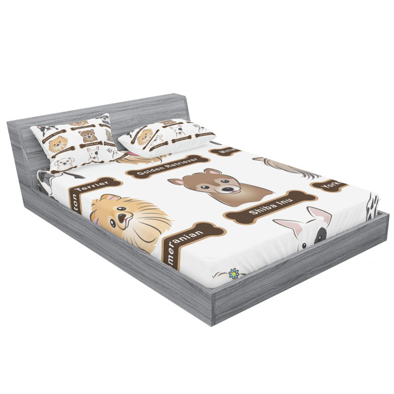 Microfiber Sheet Set, Full Sheet Set with Fitted Sheet