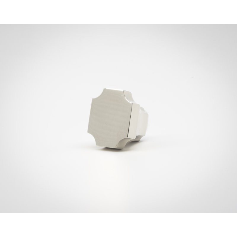 Classic Geometric Knob, Polished Chrome
